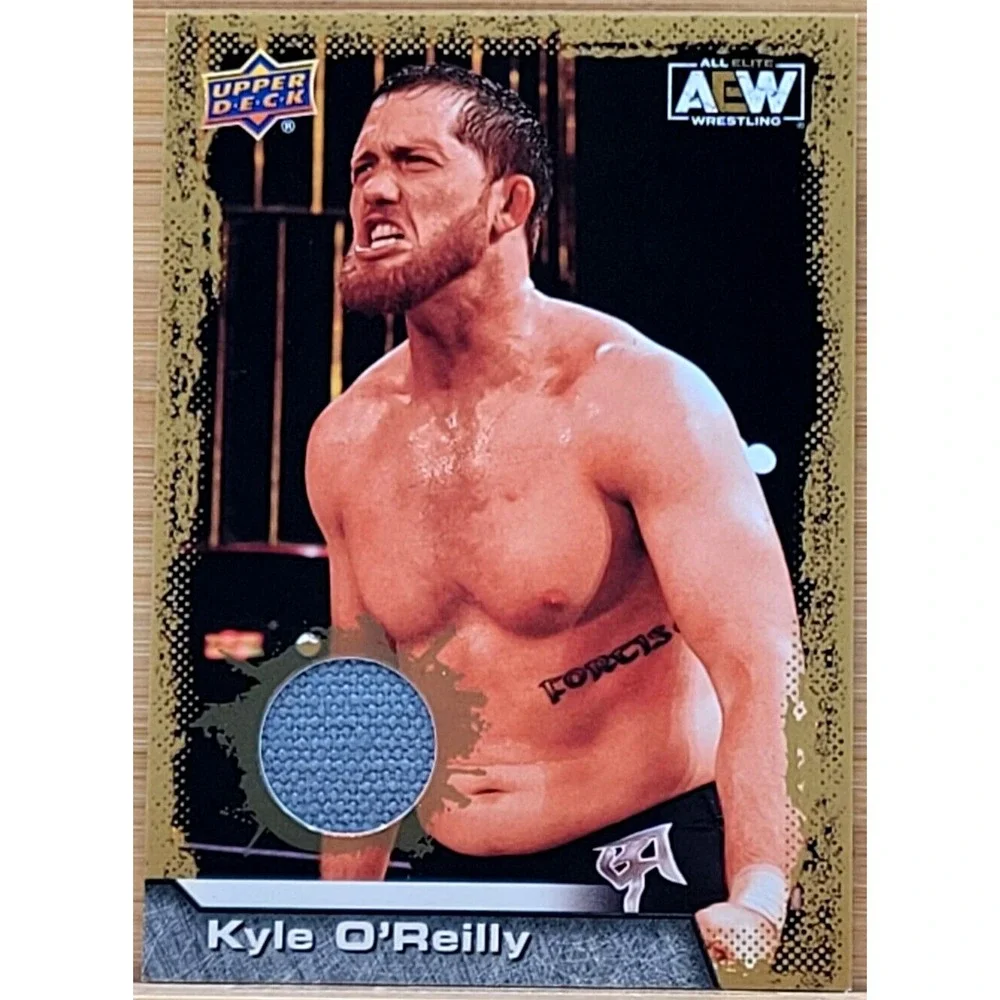 2022 UPPER‎ DECK AEW KYLE O'REILLY GOLD RELIC